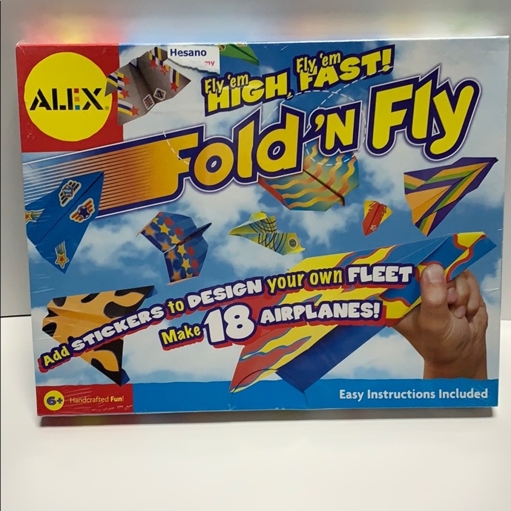 New Alex Toys Fold’ n Fly Paper Airplane Kit